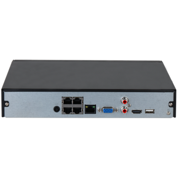 Grabador NVR Dahua® 4CH 4 PoE SMD Plus 1HDD de hasta 20TB Audio In/Out Alar - DHI-NVR2104HS-P-4KS3